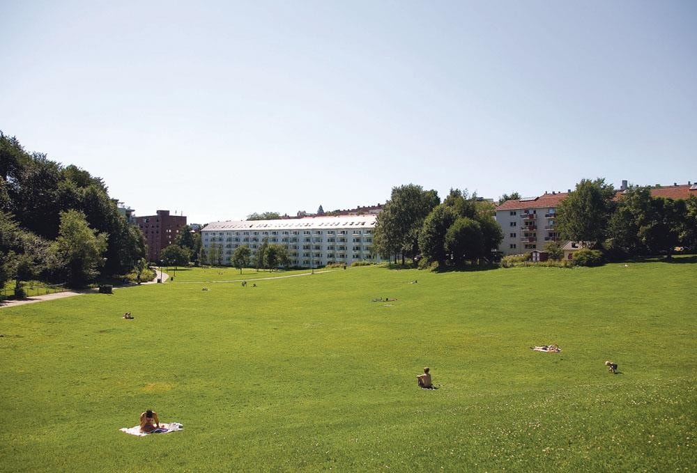 Parken i Iladalen ligger i umiddelbar nærhet (Joakim Torp - 977 08 876) Galleribilde