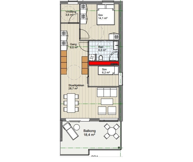 Plantegning Galleribilde