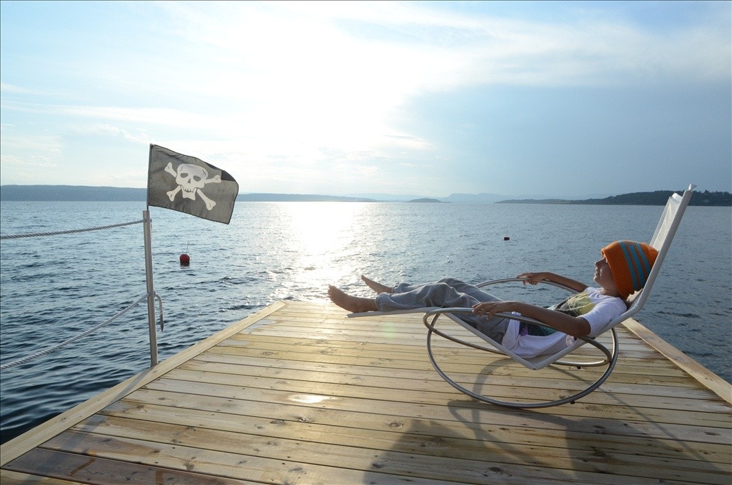 Både store og små finner roen på Båtsmann. Galleribilde