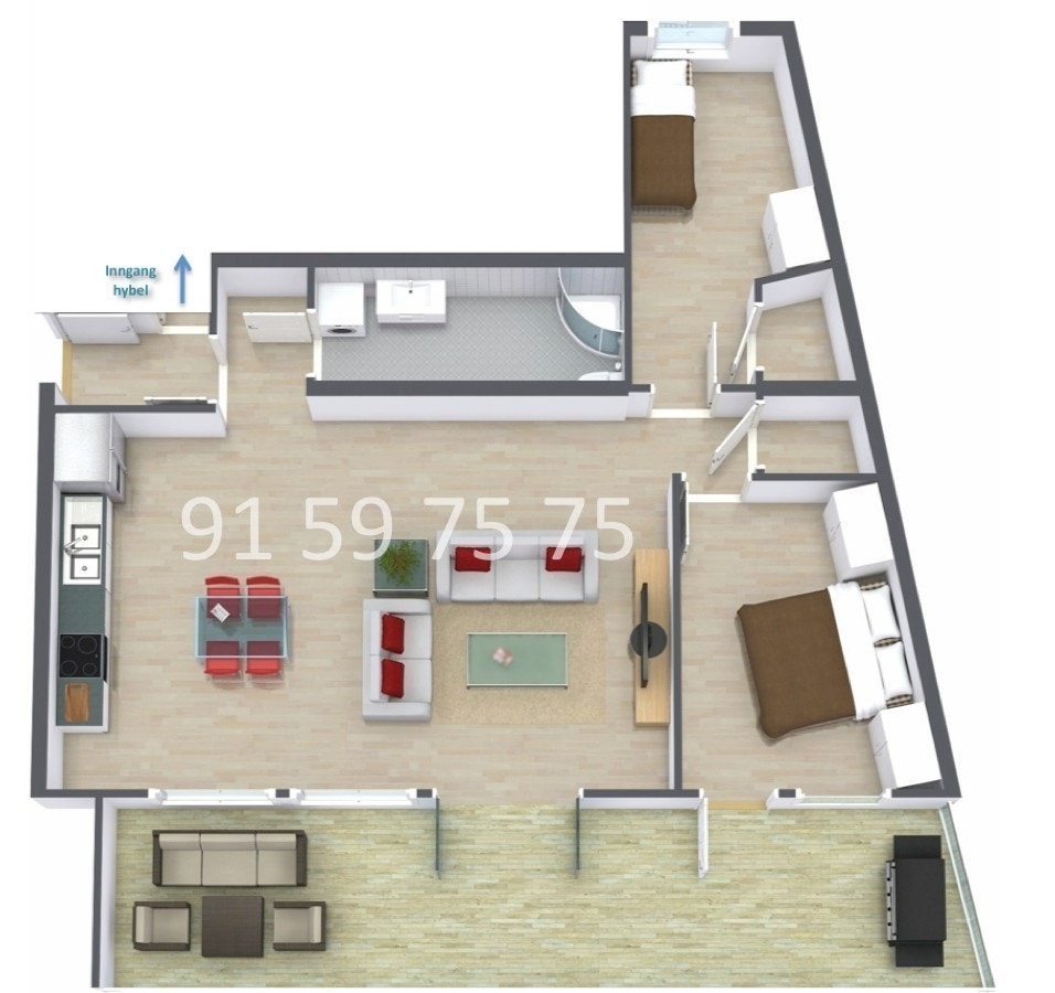 Plantegning Galleribilde