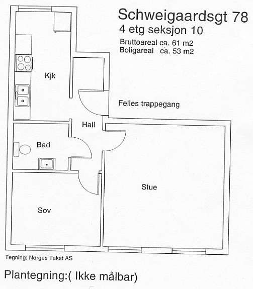 Plantegning Galleribilde