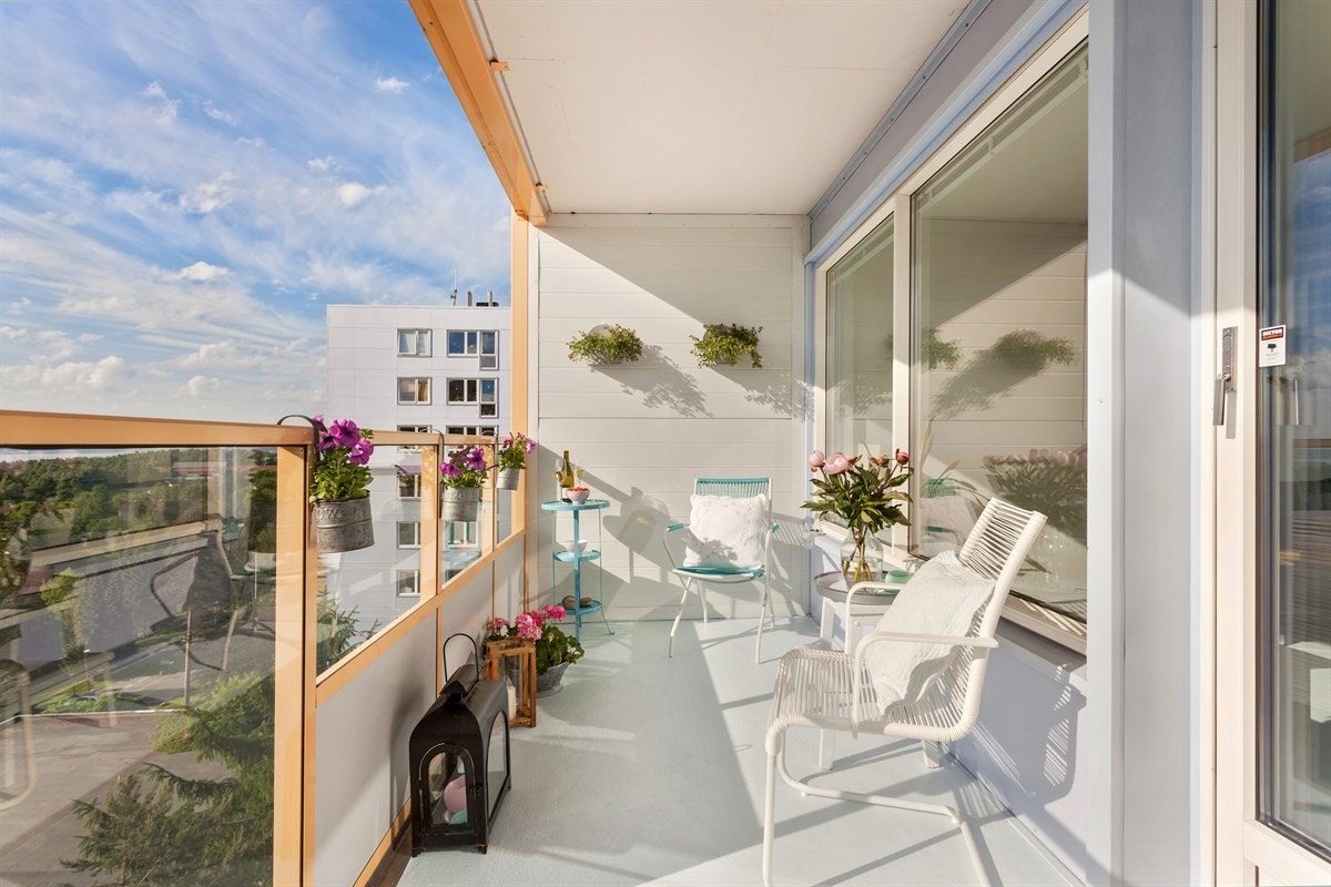 Terrassen er romslig Galleribilde