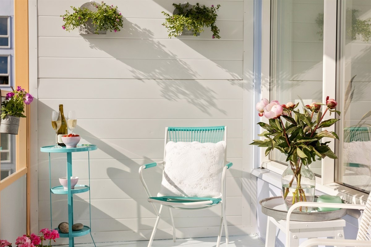 Her er det godt med plass til utemøbler Galleribilde