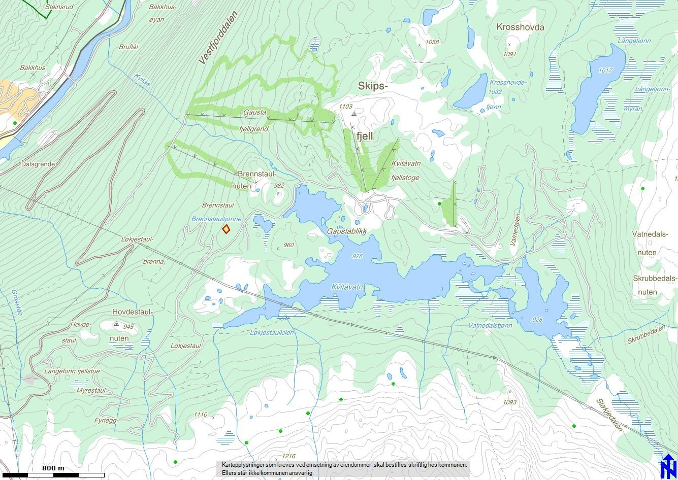 Kart 1 - 20 000 Galleribilde