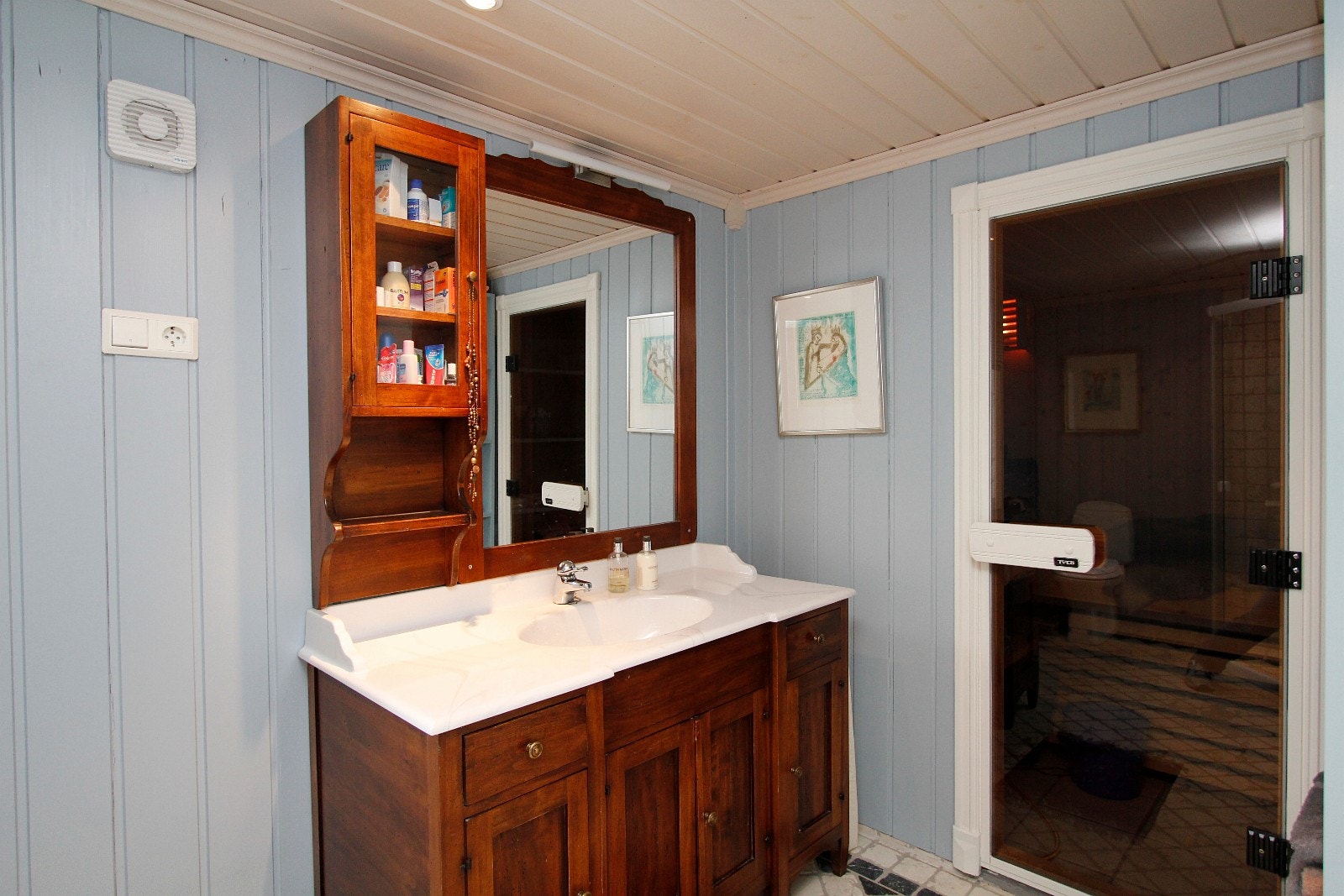 Dusjbad/wc 1 m/badstue Galleribilde