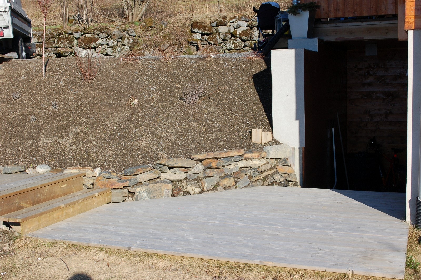 Uteplass utenfor leiligheten Galleribilde