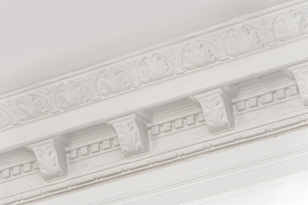 Pene gipslister i stuene Galleribilde