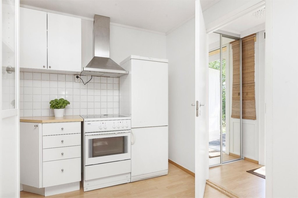 Hvitevarer som kjøleskap og komfyr medfølger Galleribilde