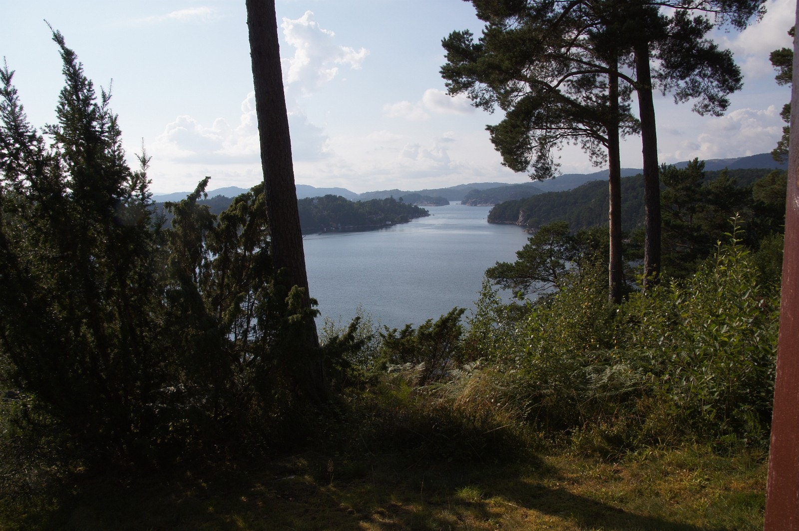 Utsikt over Lysefjorden fra Stuevindu og terasse Galleribilde
