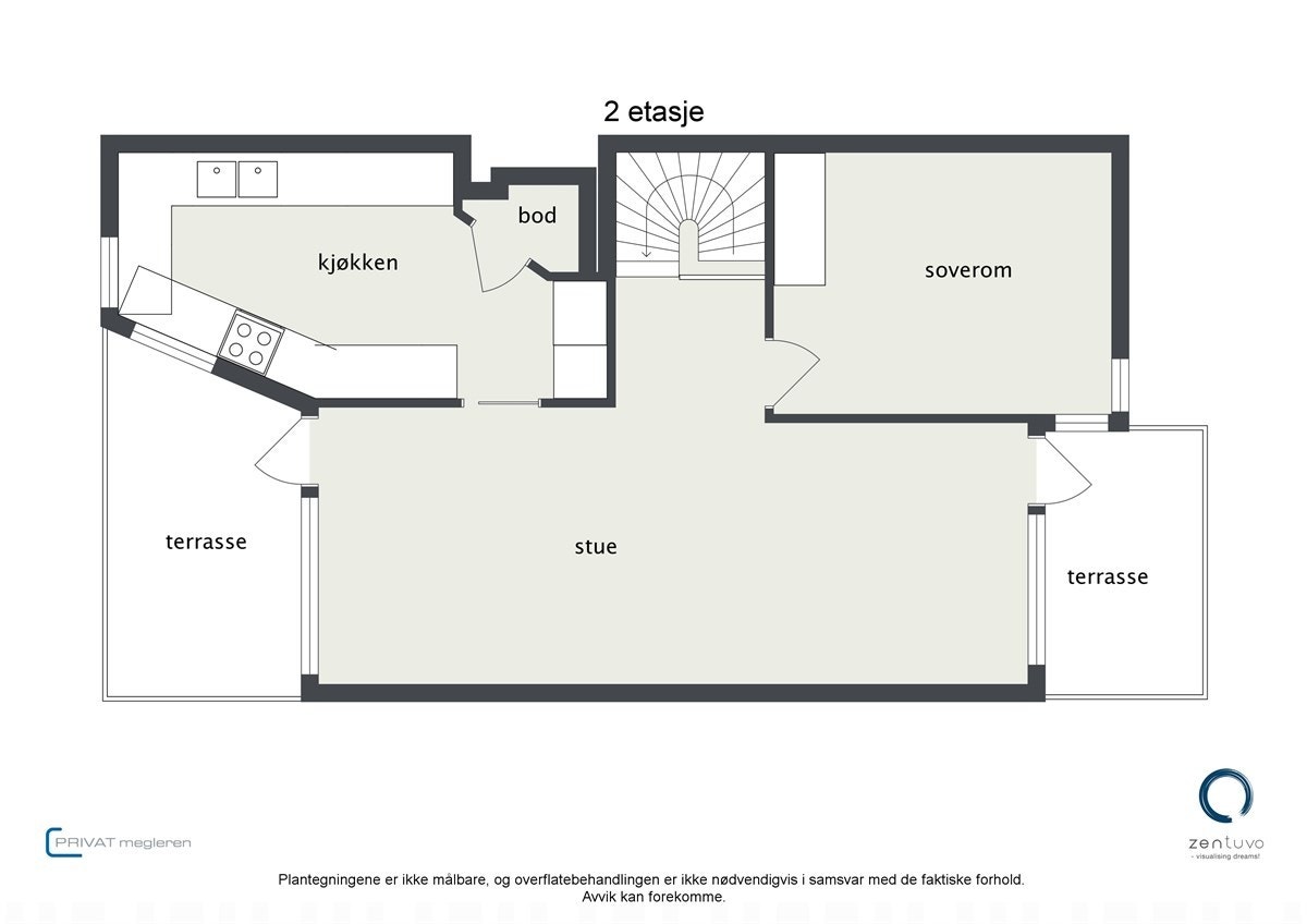 Floorplan letterhead - Ulsberglia 63 - 2 etasje - 2D Floor Plan Galleribilde