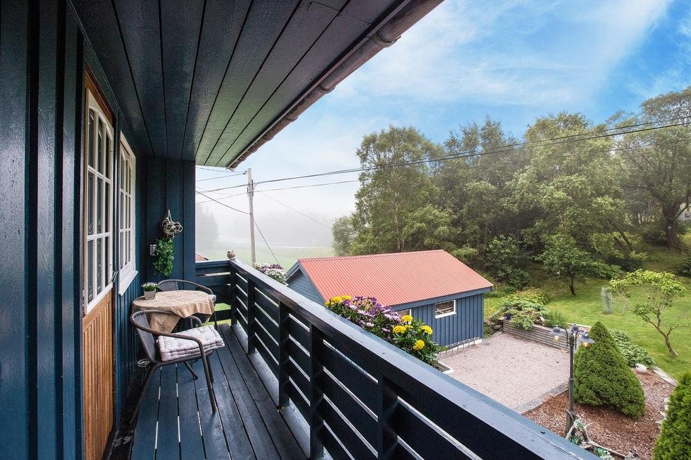 Luftebalkong fra soverom Galleribilde