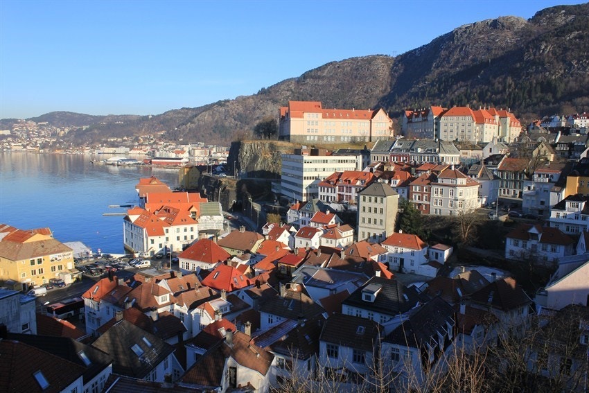 Nydelig bilde fra Skuteviken på en godværsdag. Galleribilde