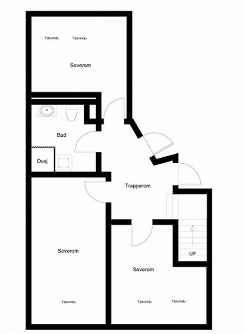 plan loftsetasje Galleribilde