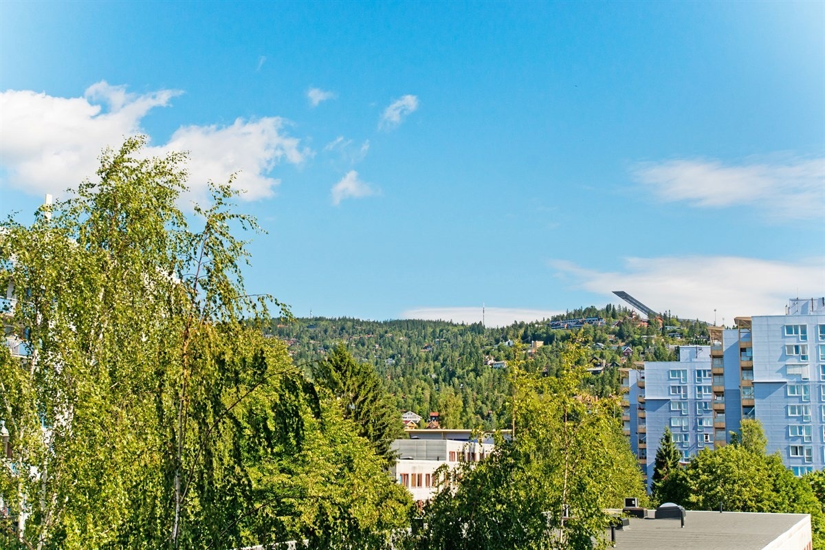 Hyggelig utsikt mot Holmenkollen! Galleribilde