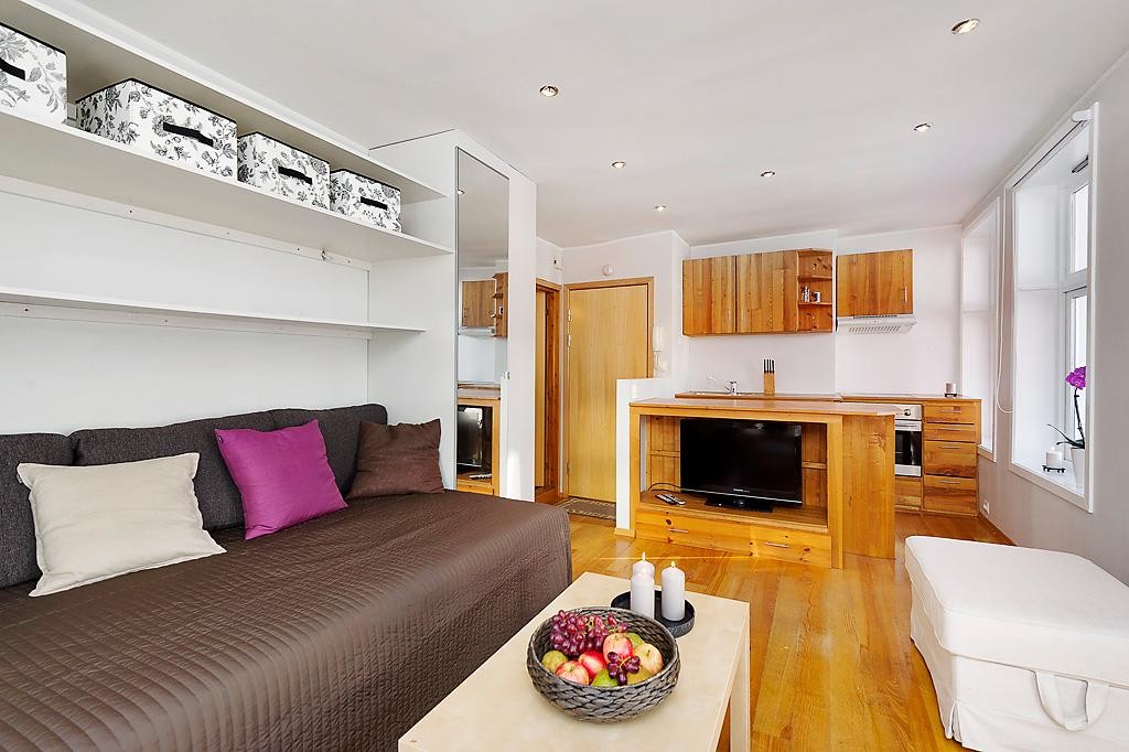 Stue mot kjøkken Galleribilde