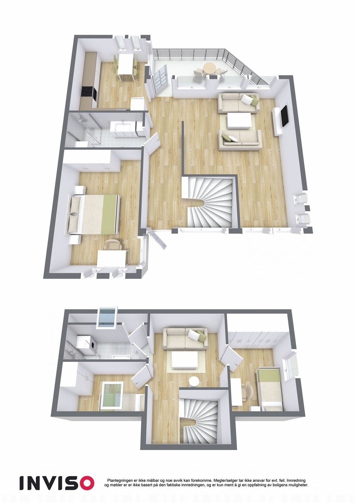 3D planoversikt Galleribilde