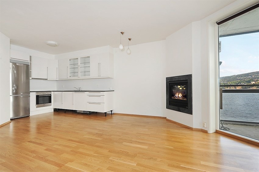 Åpen løsning mot kjøkken Galleribilde