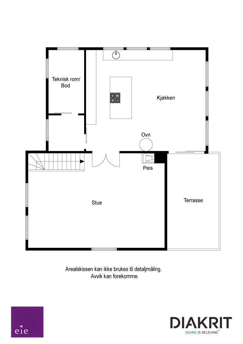 Plantegning 2. etg Galleribilde