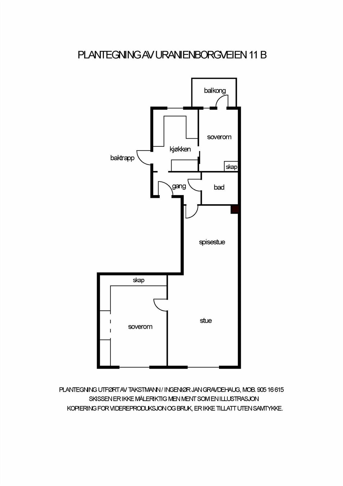 Plantegning Galleribilde