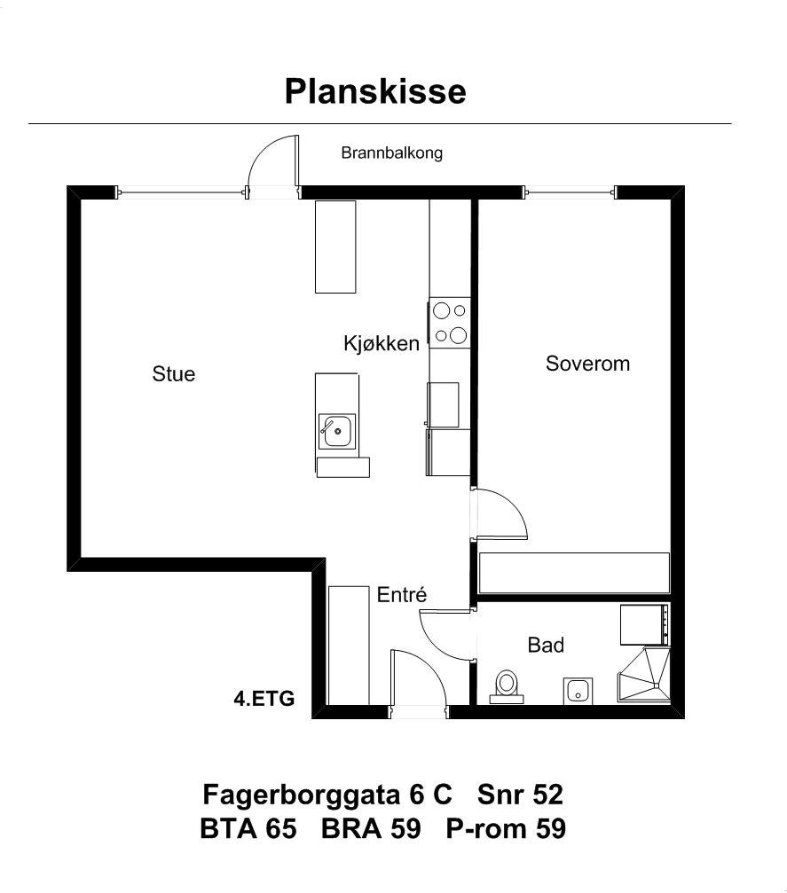 Planskisse Galleribilde