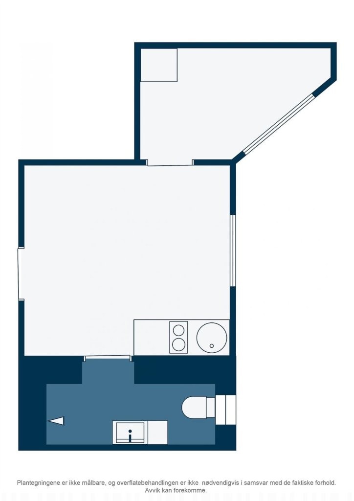 Enkel plantegning - avvik kan forekomme Galleribilde