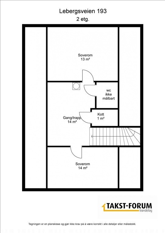 Planskisse 2 etg Galleribilde