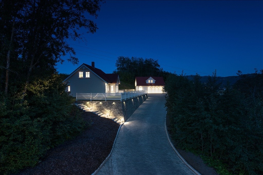 Mastfoto natt Galleribilde