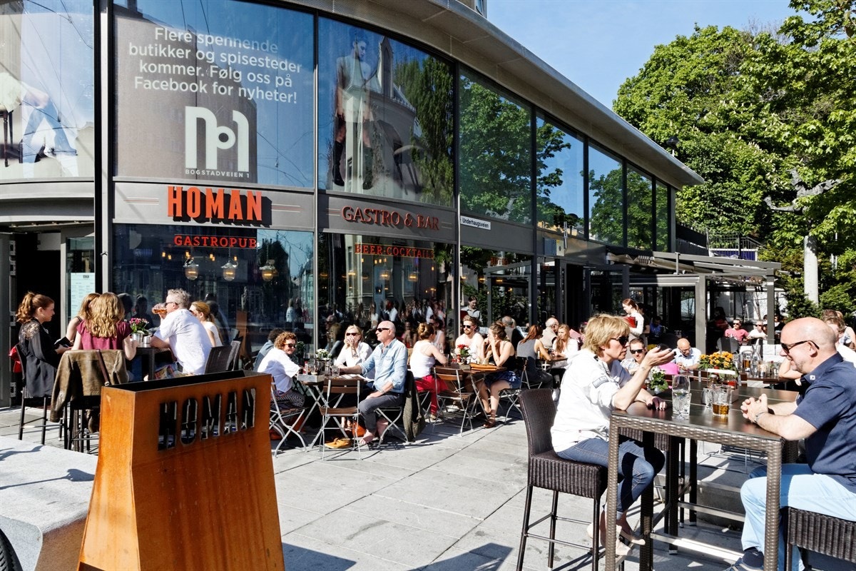 Nærområdet - Flere serveringssteder rett ved Galleribilde