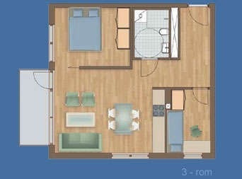 Plantegning Galleribilde