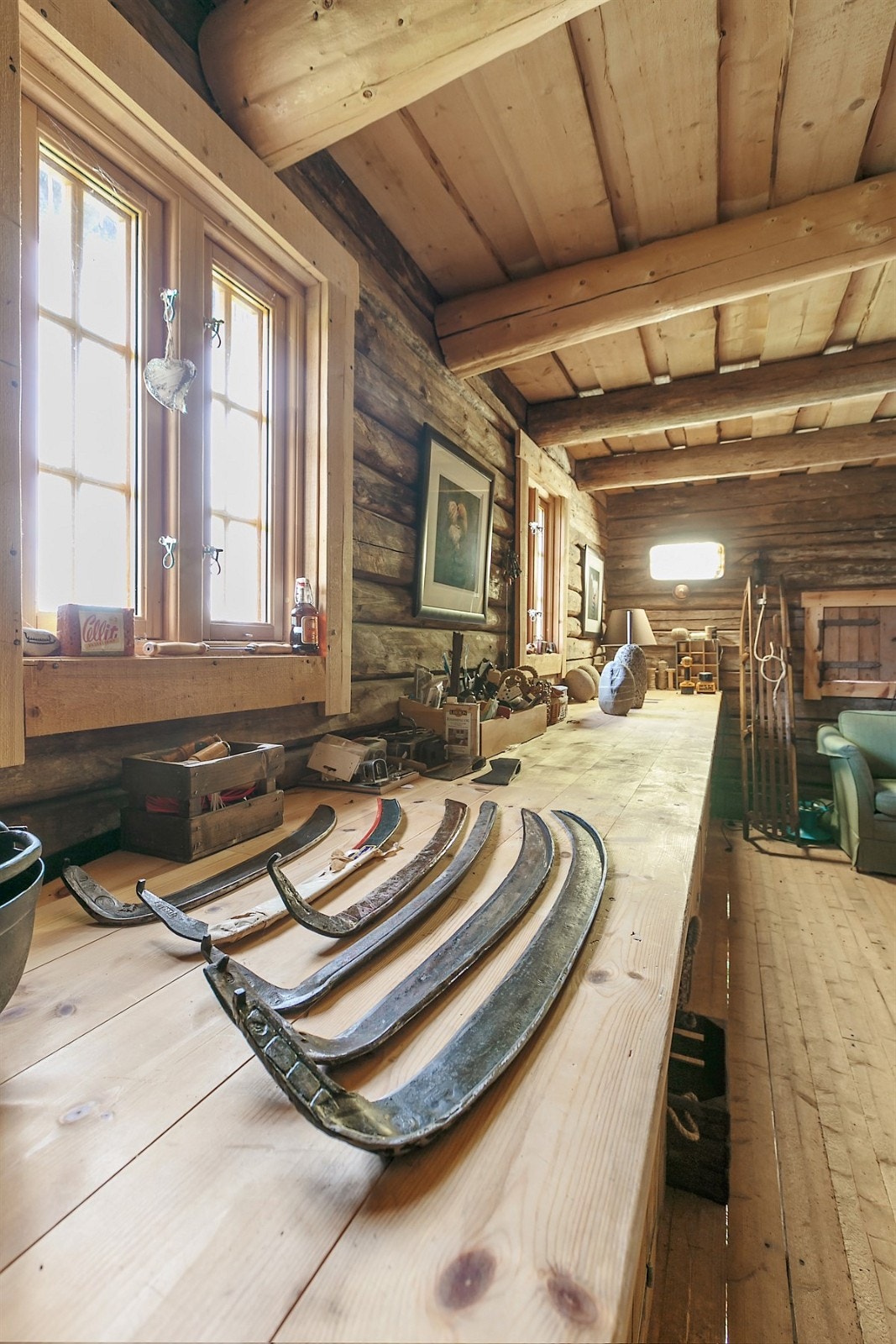 Snekkerbua i låven på nedre Bøensætre Galleribilde