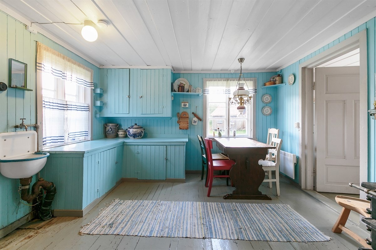 Kjøkkenet i hovedhuset på nordre Bøensætre Galleribilde