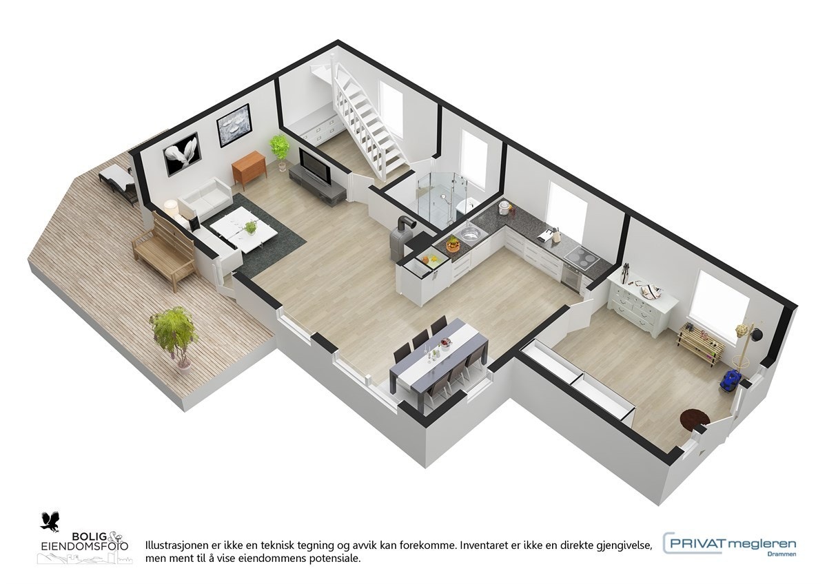 Plantegning 1.etasje. Galleribilde