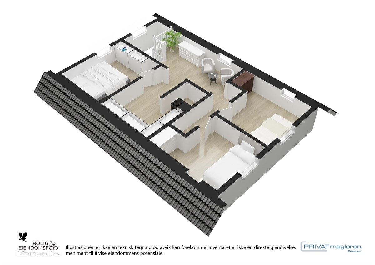 Plantegning 2.etasje. Galleribilde
