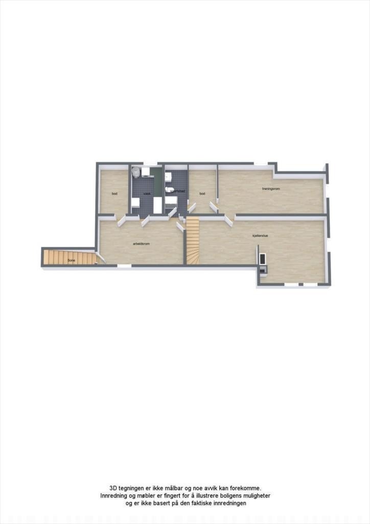 Plantegning kjeller Galleribilde