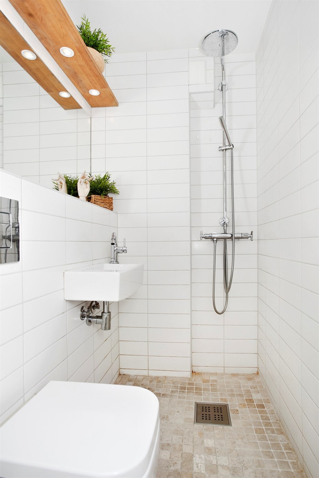 Dusjsone med regndusj. Galleribilde