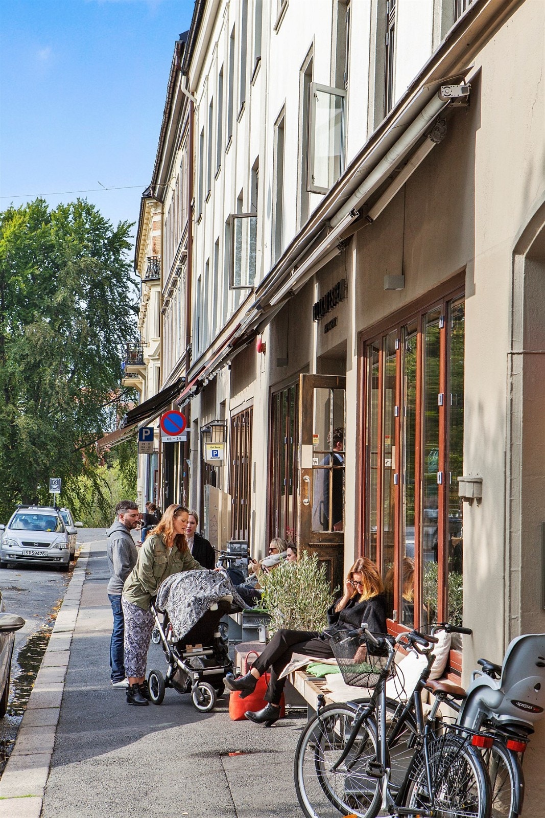 Stemningsbilde fra Søndre Gate. Galleribilde