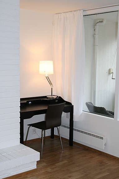 mulighet for liten arbeidsplass i stue Galleribilde
