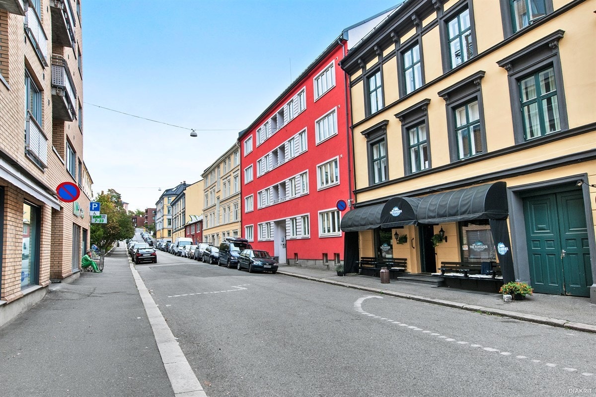 Rolig gate sentralt på Bislett Galleribilde