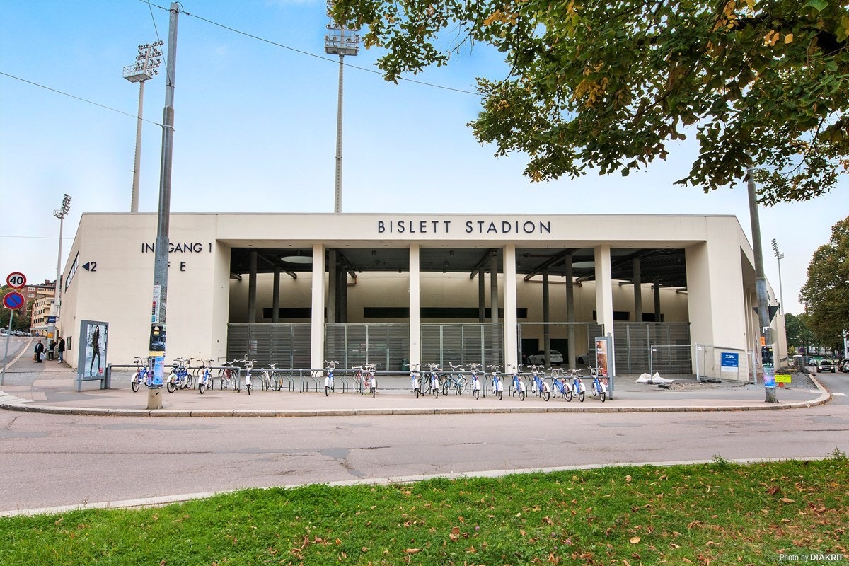 Treningsmuligheter blant på Bislett Stadion og Sats Galleribilde