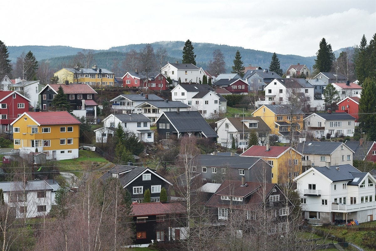 Flott utsikt fra balkongen. Galleribilde
