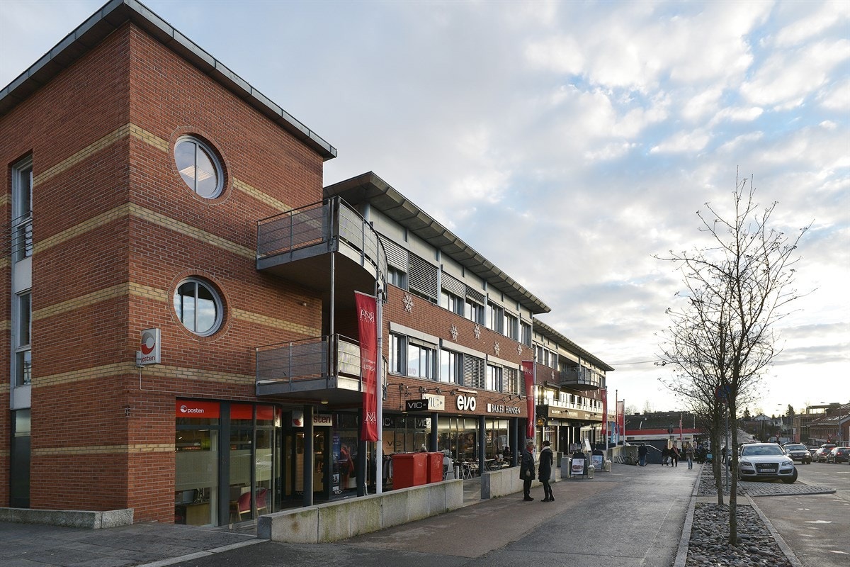 Røasenteret med et bredt service-tilbud. Galleribilde