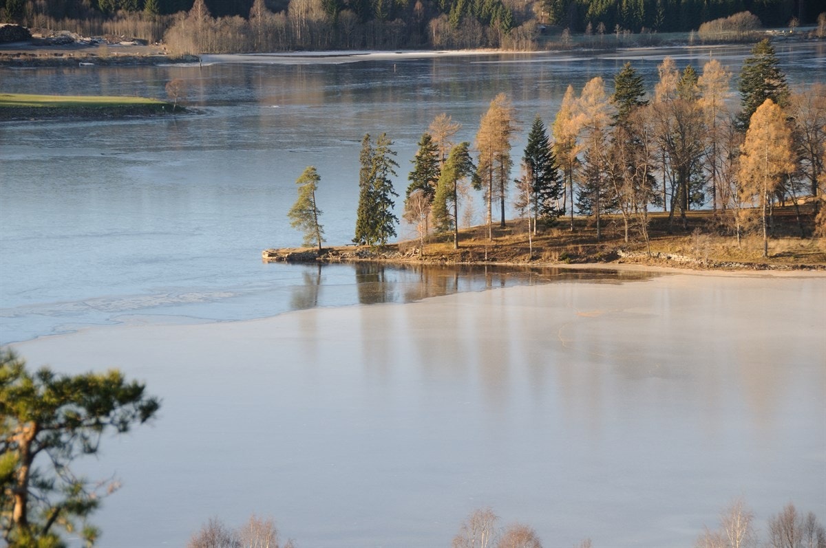 Bogstadvannet ligger kun en liten spassertur unna. Galleribilde