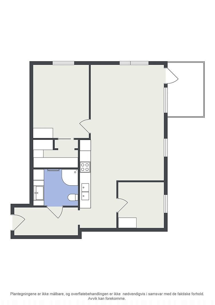 Plantegning 2D Galleribilde