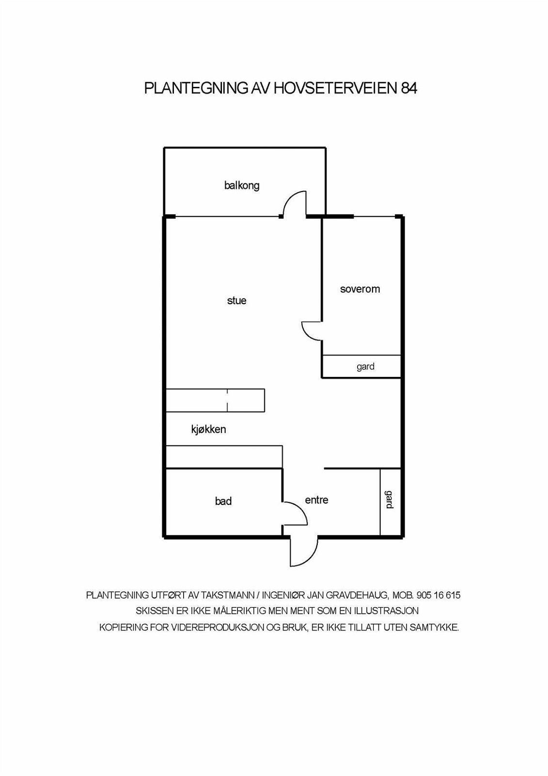 Plantegning Galleribilde