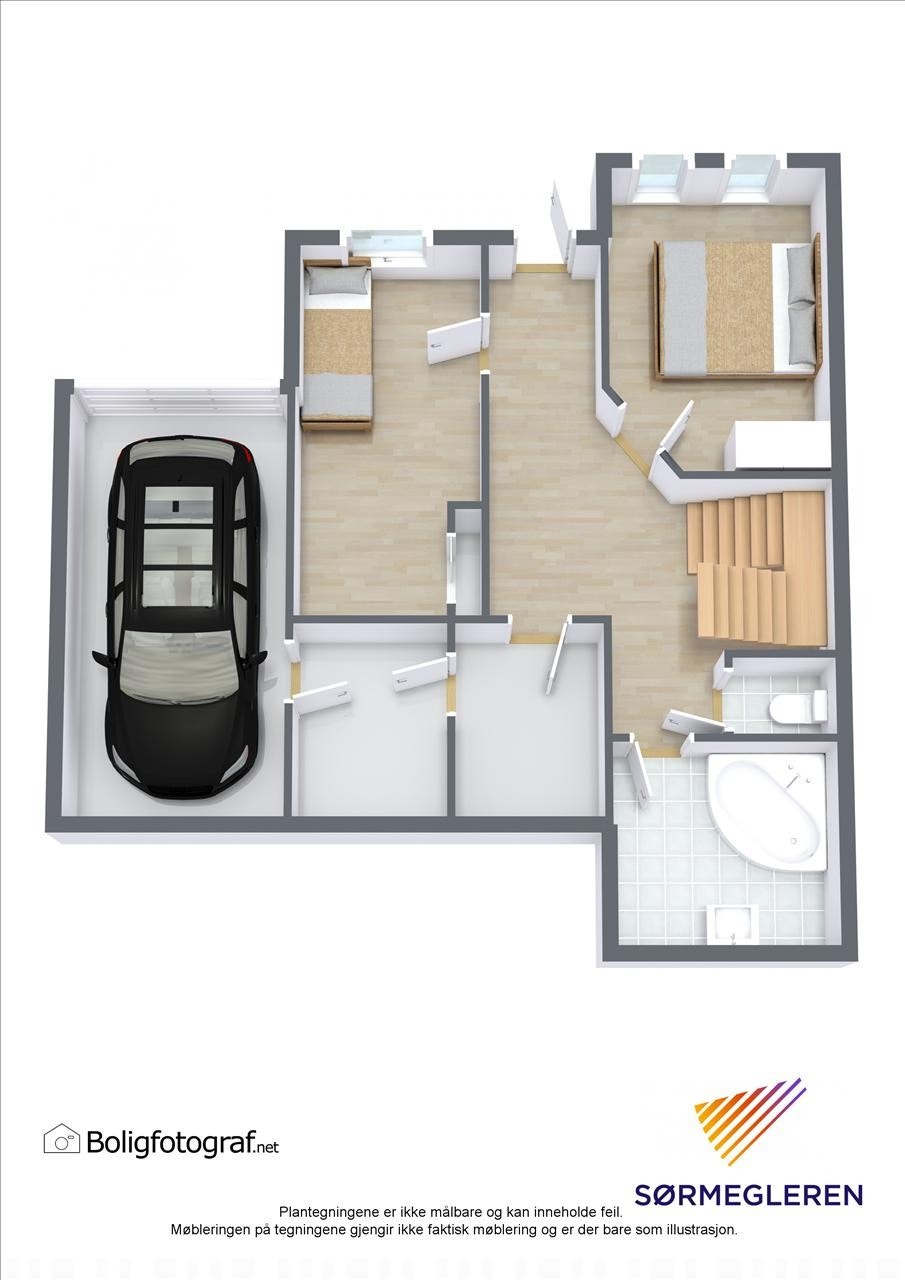 Floorplan letterhead - Tingvollen 6 - Level Name - 3D Floor Plan Galleribilde