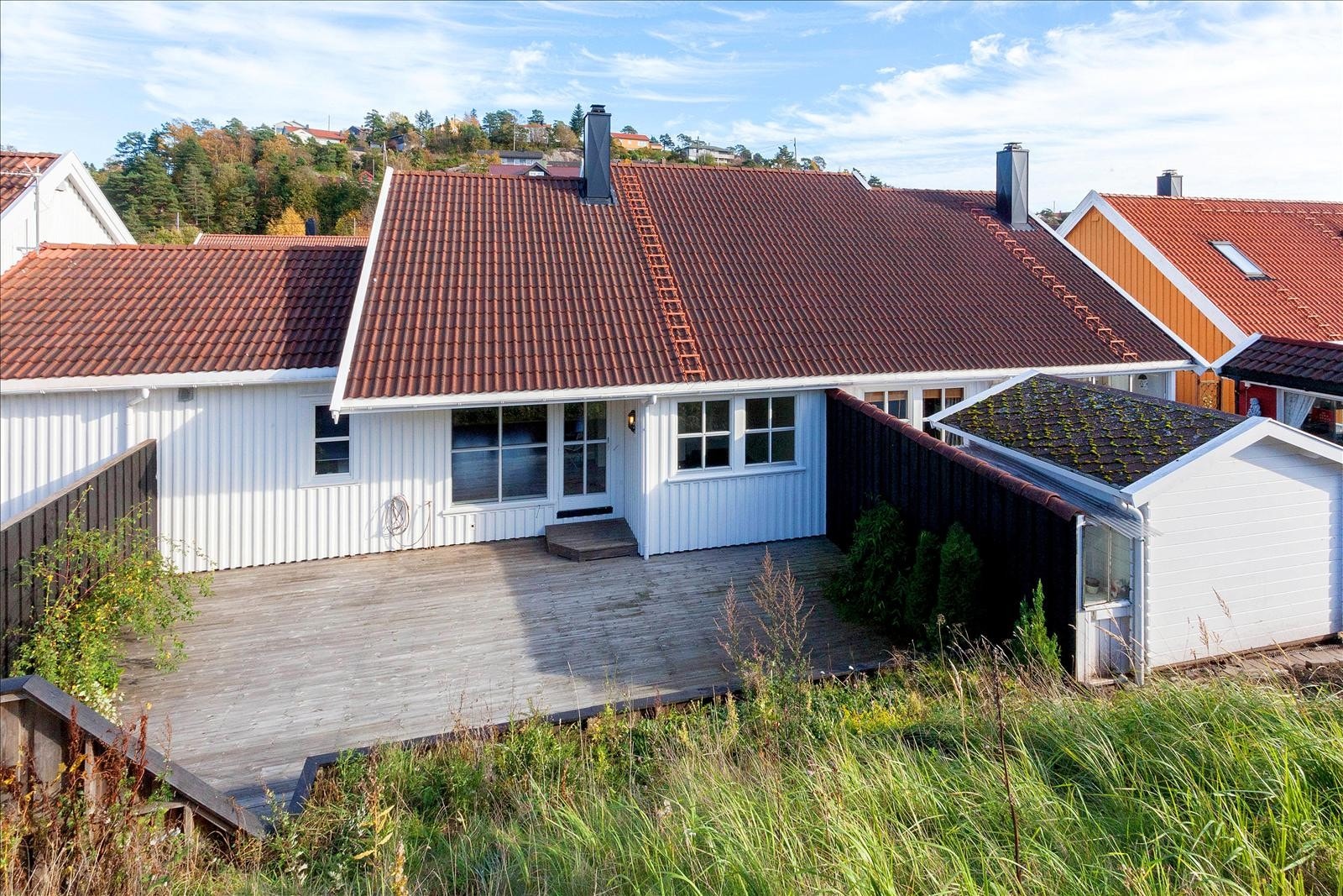 Fasade/bakgård Galleribilde