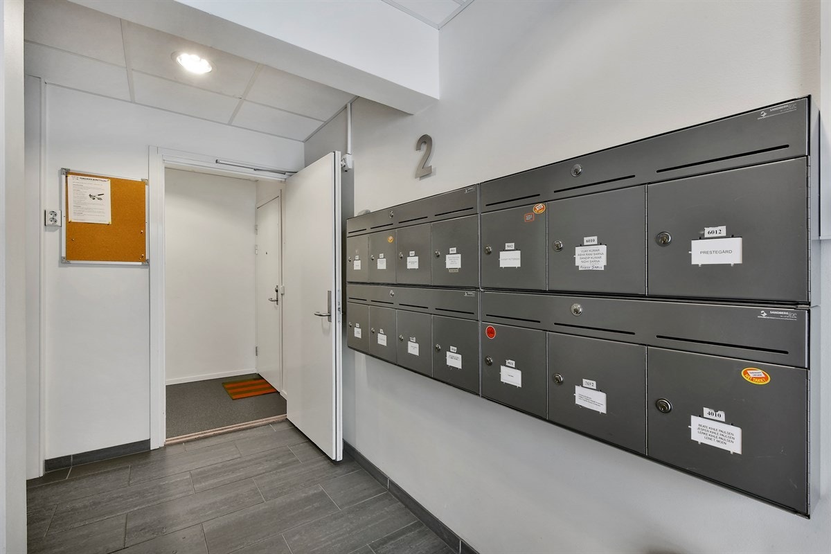 Inngangspartiet innvendig. Galleribilde