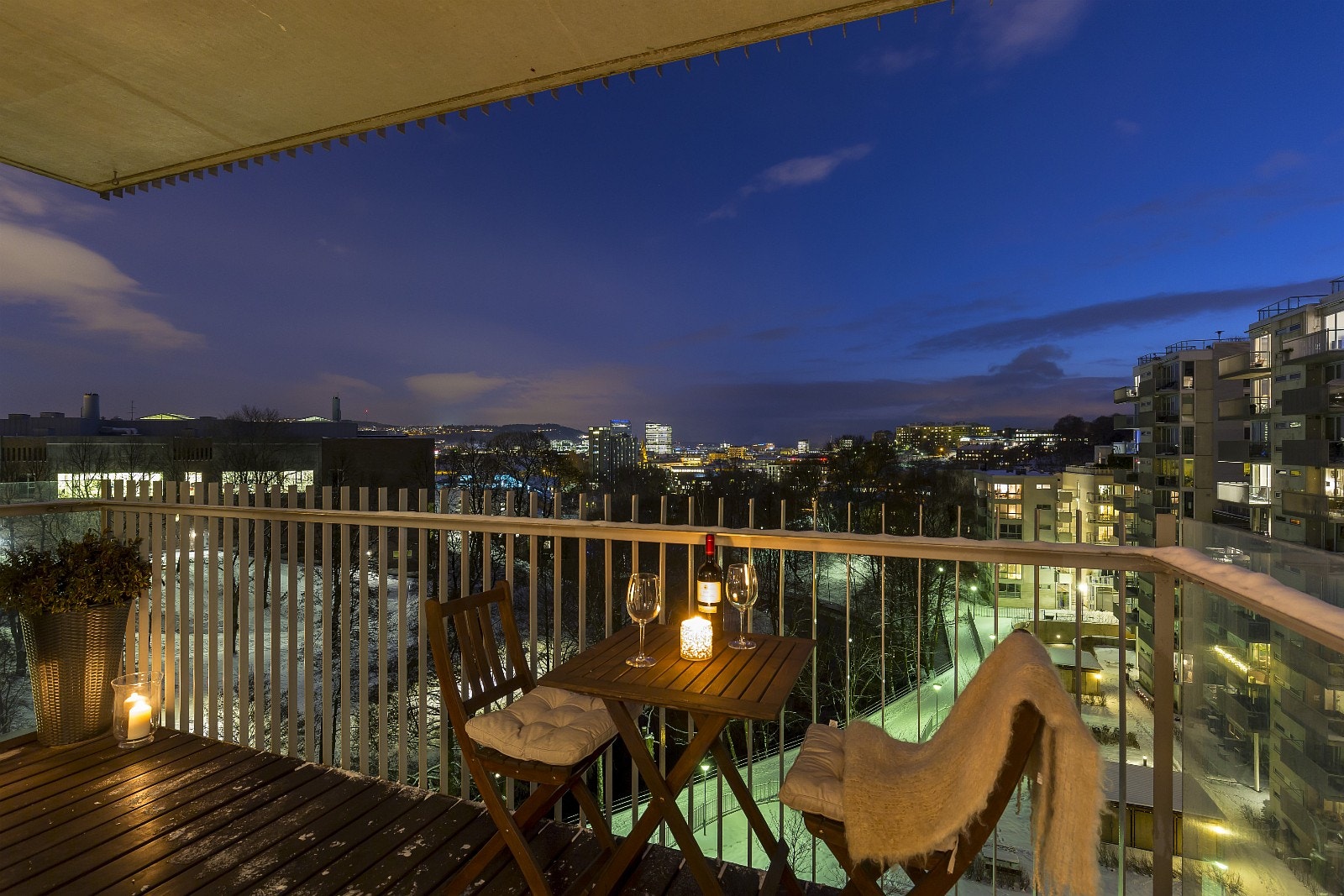 Fantastisk utsikt over Akerselva og Oslo by Galleribilde