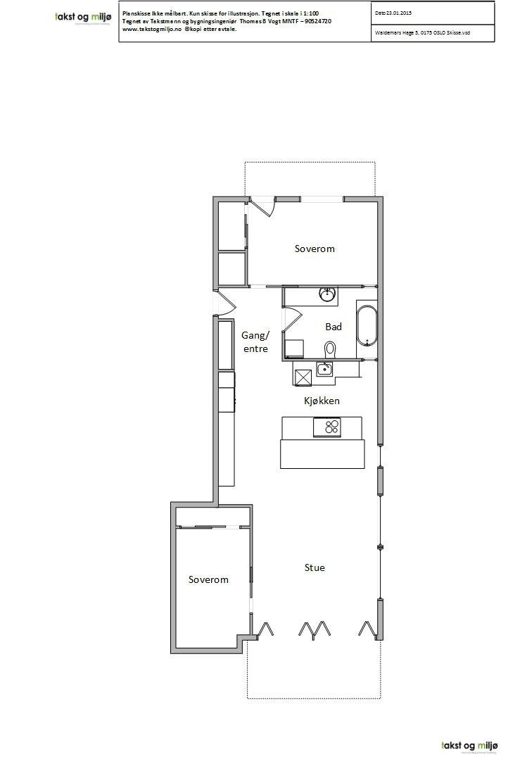 Plantegning Galleribilde