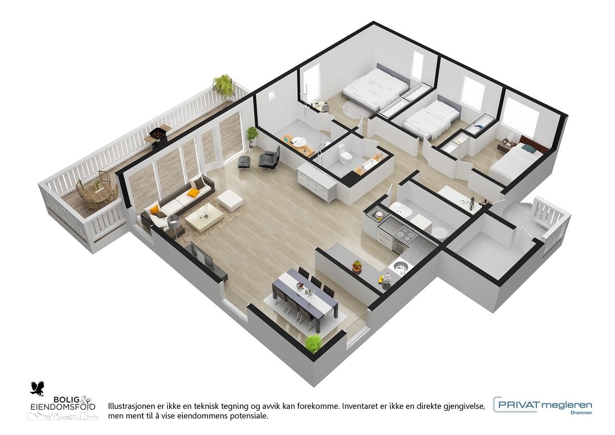 Plantegning Galleribilde